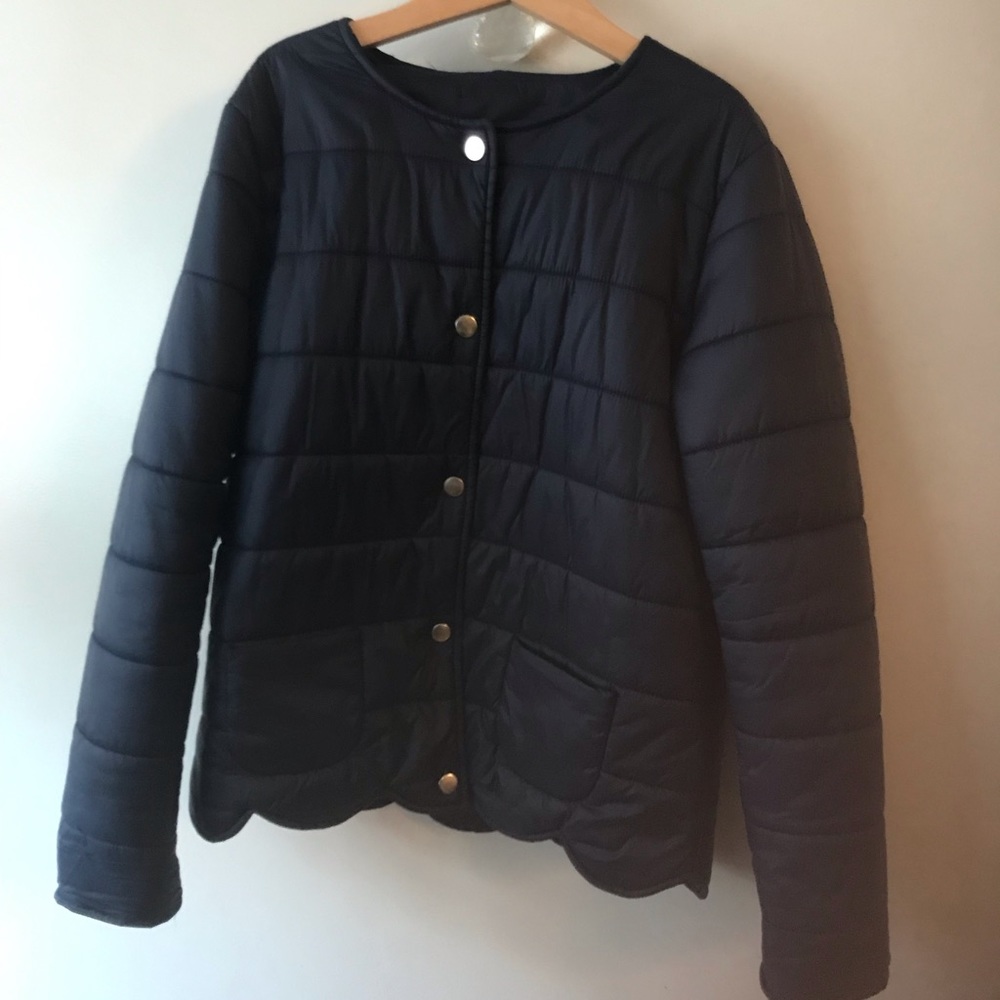 Jacadi girls quilted jacket